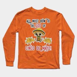 Funny Cinco De Mayo Tacos Love Chihuahua Long Sleeve T-Shirt